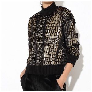 The Jontella Soft Metallic Sweater